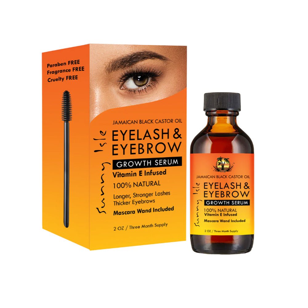 Sunny Isle Jamaican Black Castor Oil Eyelash &amp; Eyebrow Growth Serum 2oz - gtworld.de