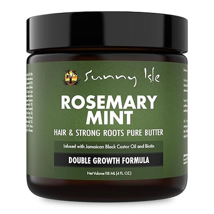 Sunny Isle Rosemary Mint Hair and Strong Roots Butter (2oz/4oz/8oz) - gtworld.de