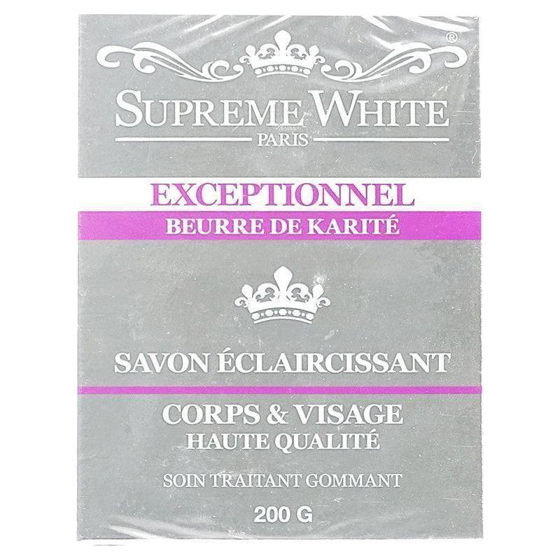 Supreme White Exceptional Shea Butter Toning Soap Face &amp; Body 200g - gtworld.de