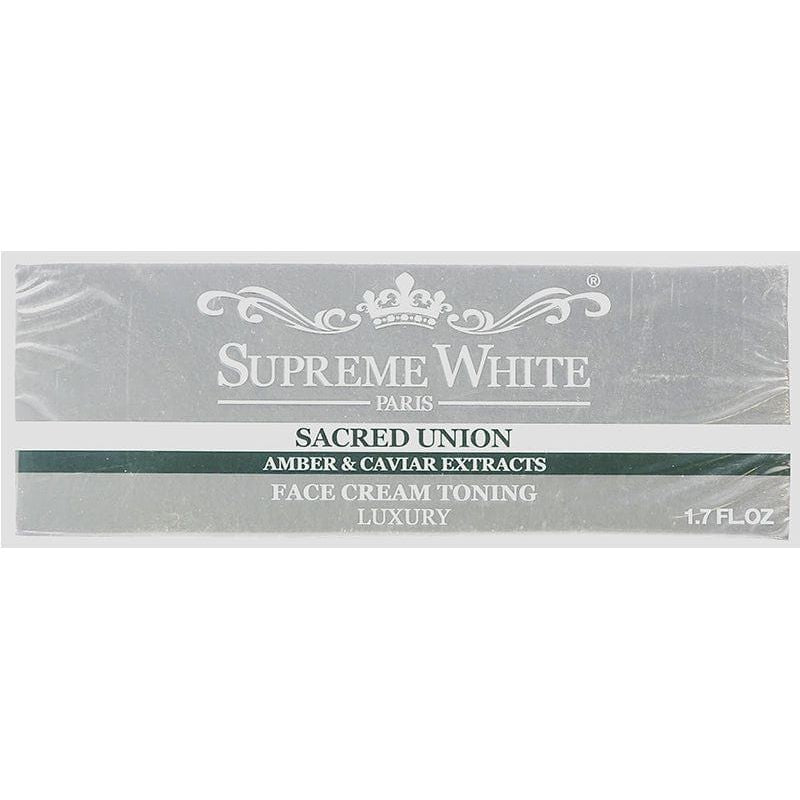 Supreme White Sacred Union Amber &amp; Caviar Extracts Face Cream Toning 50ml