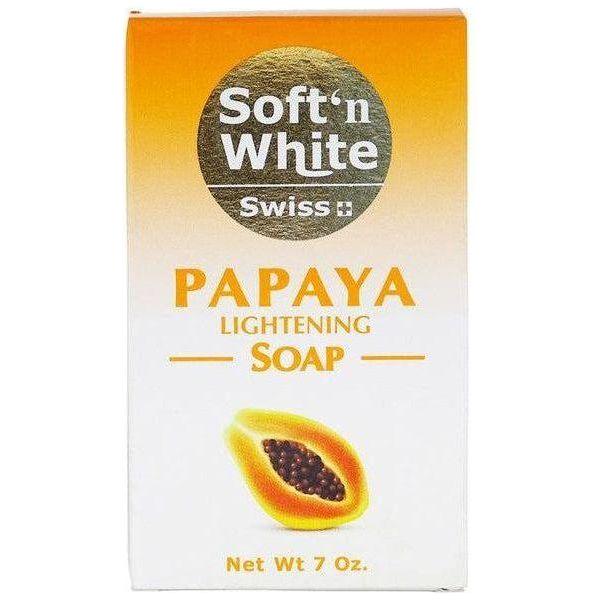 Swiss Soft n White Papaya Lightening Soap 200g - Gtworld.de