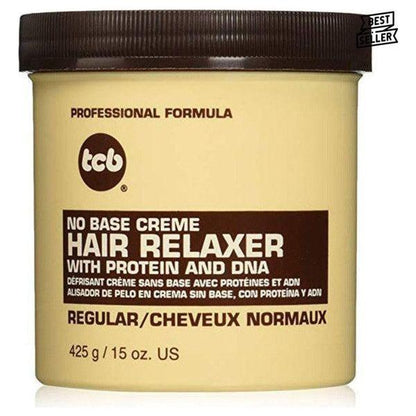 TCB No Base Creme Hair Relaxer Regular 425g