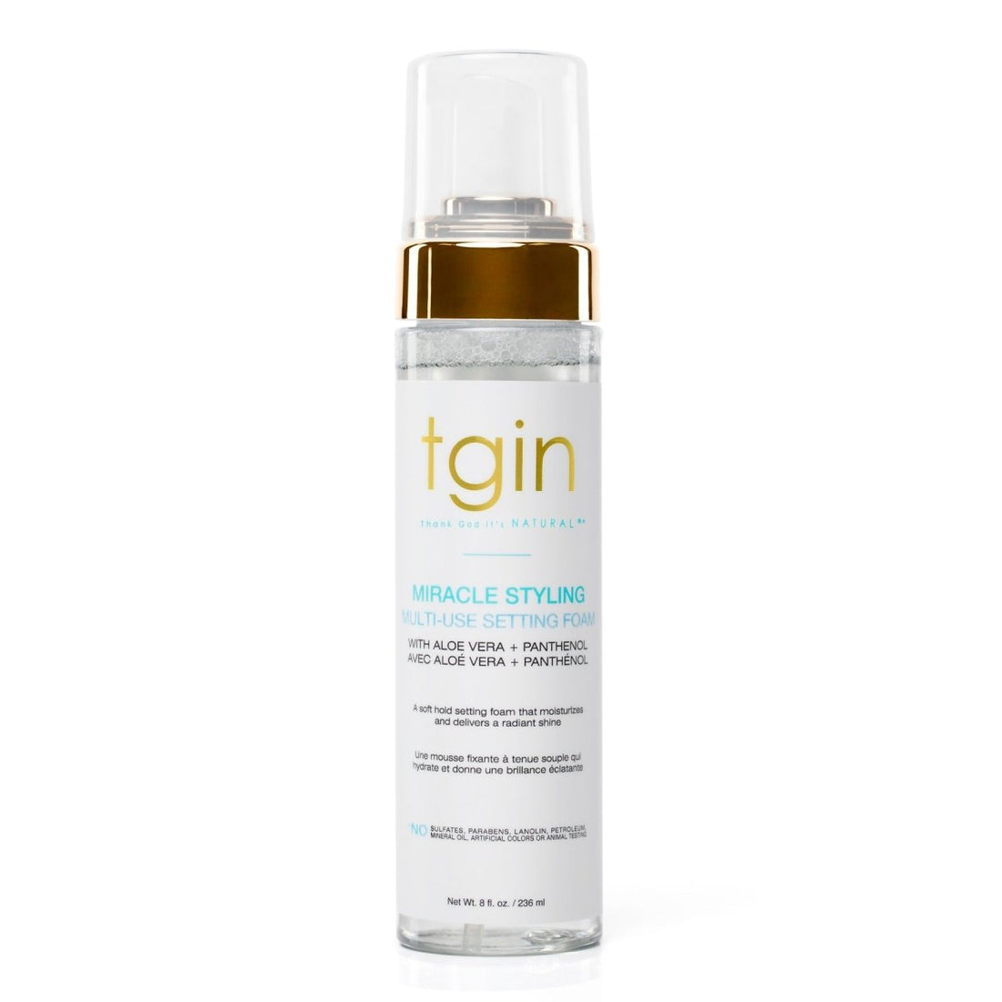 Tgin Miracle Styling Multi - Use Setting Foam 8oz - gtworld.de