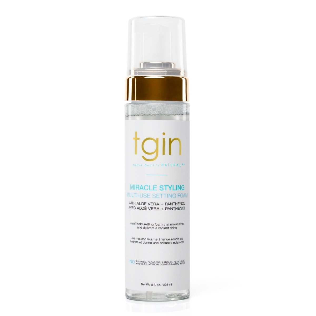 Tgin Miracle Styling Multi - Use Setting Foam 8oz - gtworld.de