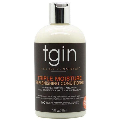 TGIN Triple Moisture Replenishing Conditioner with Shea Butter + Argan Oil 384ml