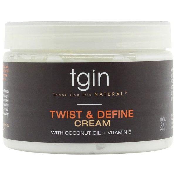 TGIN Twist &amp; Define Cream with Coconut Oil + Vitamin E 340g