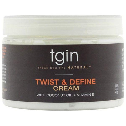 TGIN Twist &amp; Define Cream with Coconut Oil + Vitamin E 340g