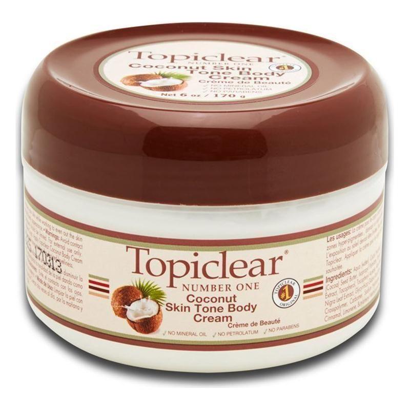 Topiclear Coconut Skin Tone Body Cream 178Ml - gtworld.de