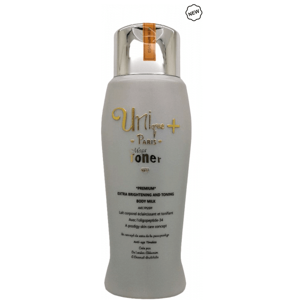 Unique+ Megatoner Brightening Body Milk 500ml - Gtworld.de