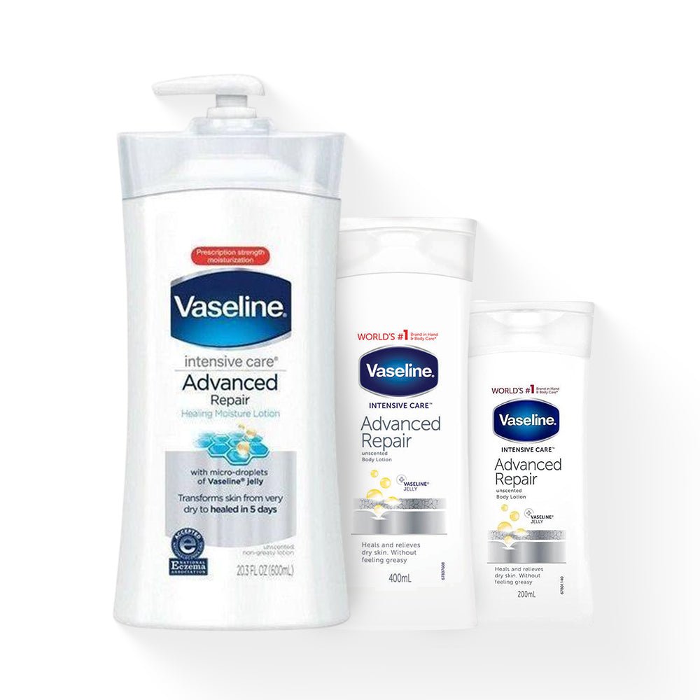 Vaseline Advanced Repair Lotion 200/400/600ml - gtworld.de