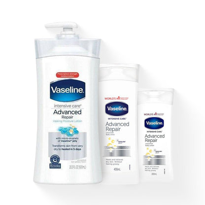 Vaseline Advanced Repair Lotion 200/400/600ml - gtworld.de