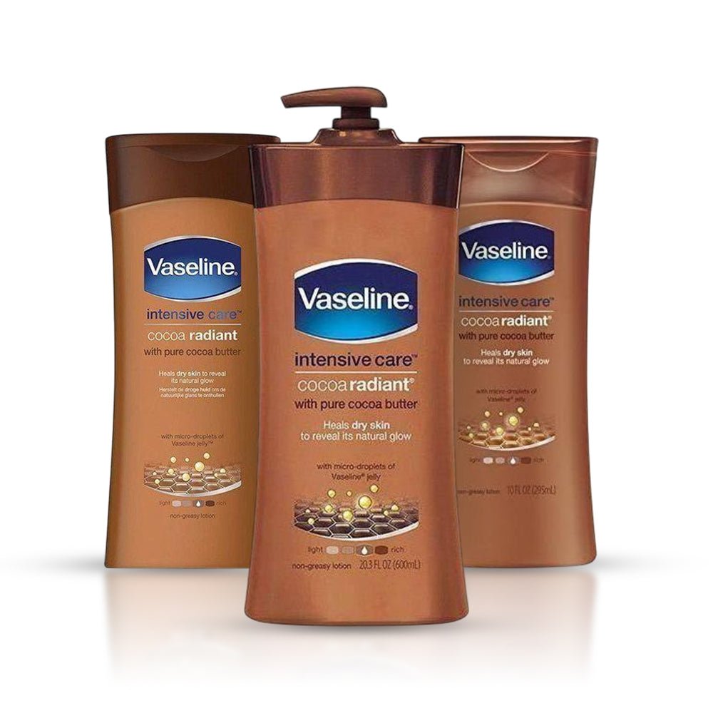 Vaseline Intensive Care Cocoa Radiant with Pure Cocoa Butter 200/295/600ml - gtworld.de