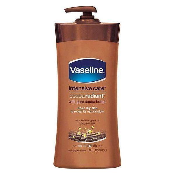 Vaseline Intensive Care Cocoa Radiant with Pure Cocoa Butter 600ml - gtworld.de