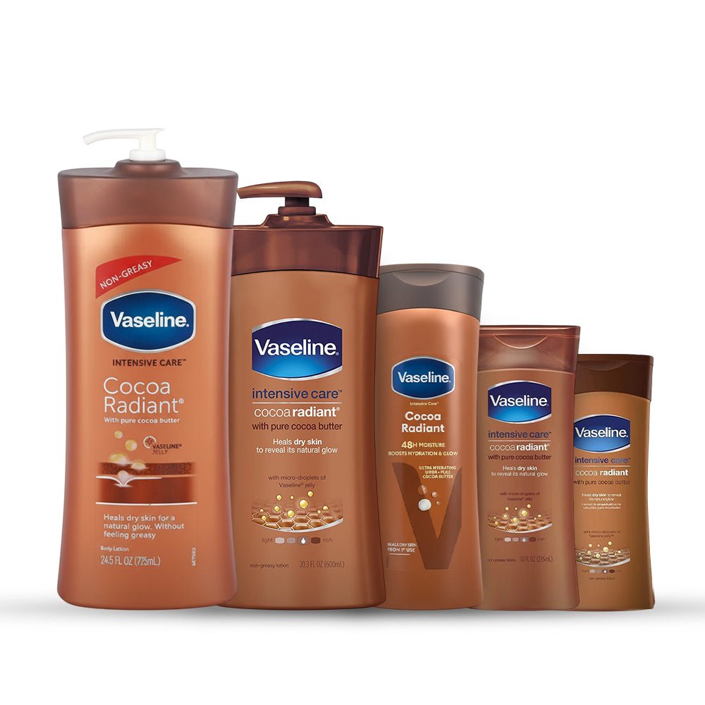 Vaseline Intensive Care Cocoa Radiant with Pure Cocoa Butter Body Lotion - gtworld.de