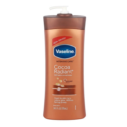 Vaseline Intensive Care Cocoa Radiant with Pure Cocoa Butter Body Lotion - gtworld.de