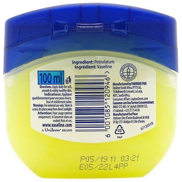 Vaseline Pure Petroleum Jelly 100ml - gtworld.de