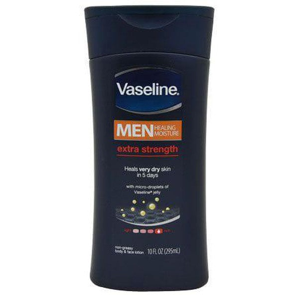 Vaseline Men Extra Strength Body and Face Lotion 295ml