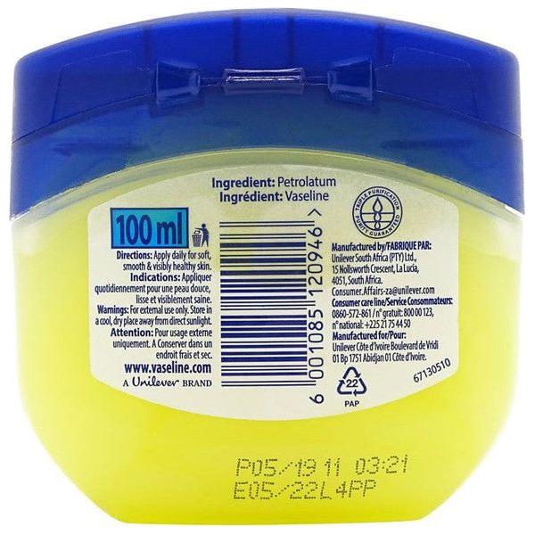 Vaseline Pure Petroleum Jelly 100ml