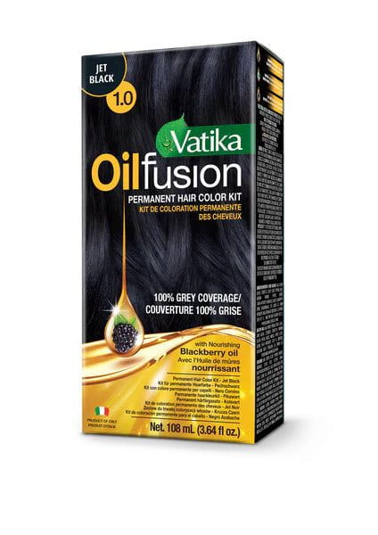 Vatika Oil Fusion Permanent Hair Colour Kit 108ml