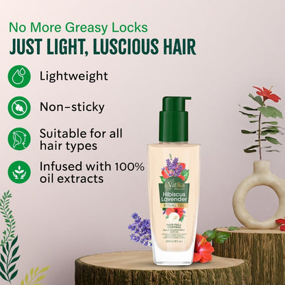 Vatika Naturals Rituals hair OIL Hibiscus Lavender 100ml - gtworld.de