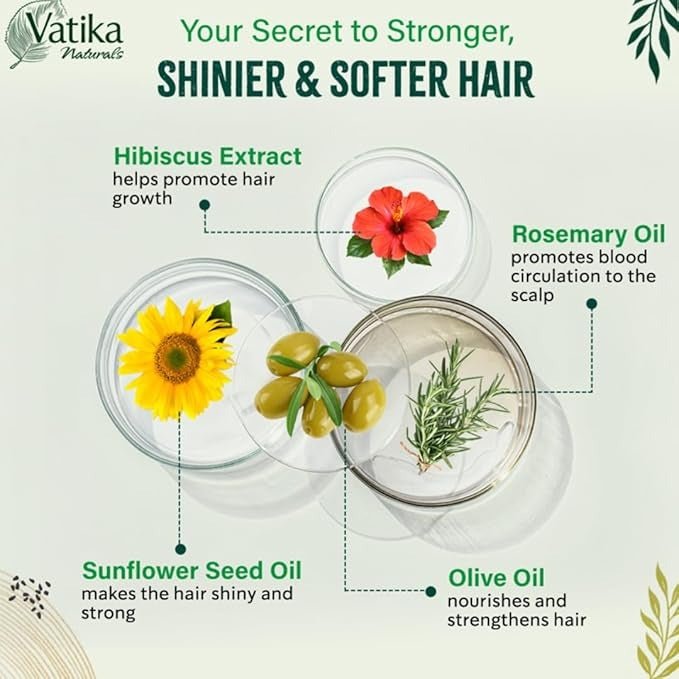 Vatika Naturals Rituals Hibiscus Olive Hair OIL 100ml - gtworld.de