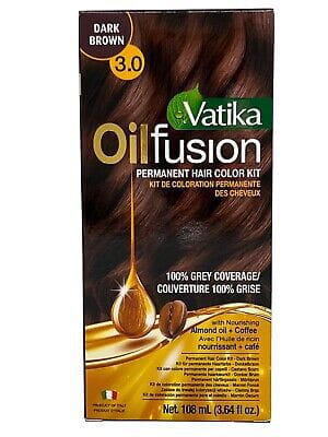 Vatika Oil Fusion Permanent Hair Color Kit 108ml