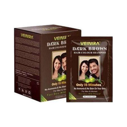 Veinira Hair Color Shampoo 10 Packs of 25ml - Gtworld.de