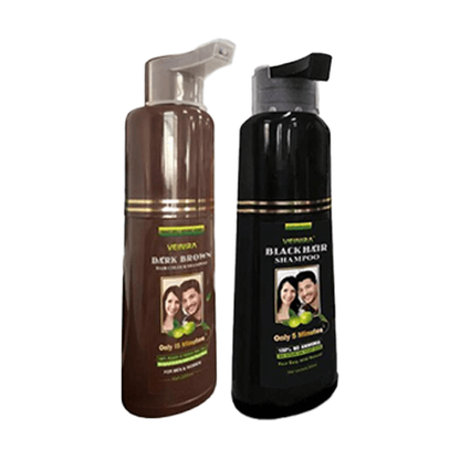 Veinira Hair Colour Shampoo Black/Dark Brown 200ml - gtworld.de