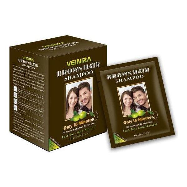 Veinira Hair Color Shampoo 10 Packs of 25ml