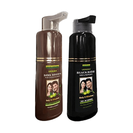 Veinira Hair Color Shampoo Black/Dark Brown 200ml