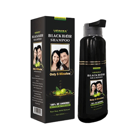 Veinira Hair Colour Shampoo Black/Dark Brown 200ml