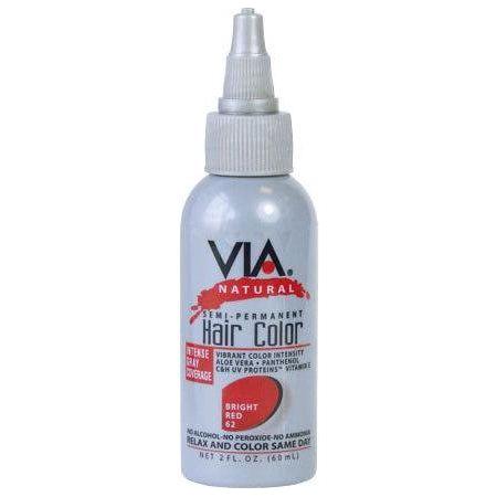 Via Natural Semi - Permanent Hair Color 60ml - Gtworld.de