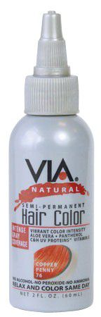 Via Natural Semi-Permanent Hair Color 60ml