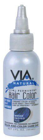 Via Natural Semi-Permanent Hair Color 60ml