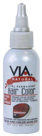 Via Natural Semi-Permanent Hair Color 60ml