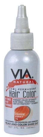 Via Natural Semi-Permanent Hair Color 60ml