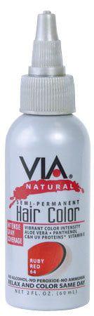 Via Natural Semi-Permanent Hair Color 60ml