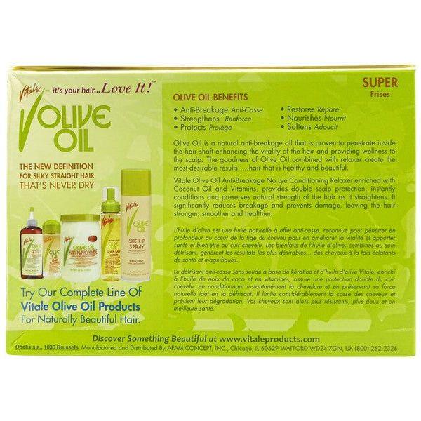 Vital Olive Oil No-Lye Conditioning Relaxer Super One Application