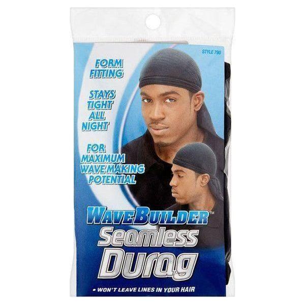 WaveBuilder Seamless Wave Durag - Black - gtworld.de