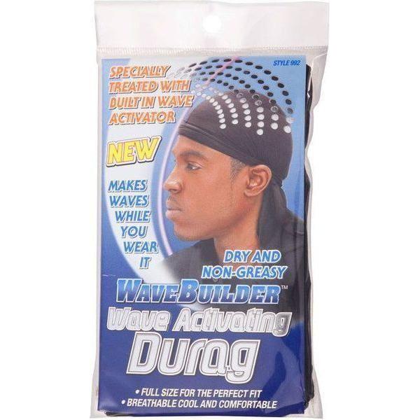 WaveBuilder Wave Activating Durag - Black - gtworld.de