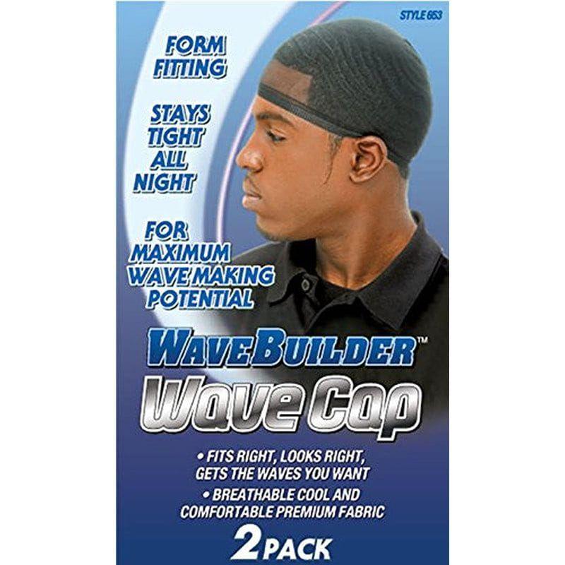 WaveBuilder Wave Cap - Black (2 pack)