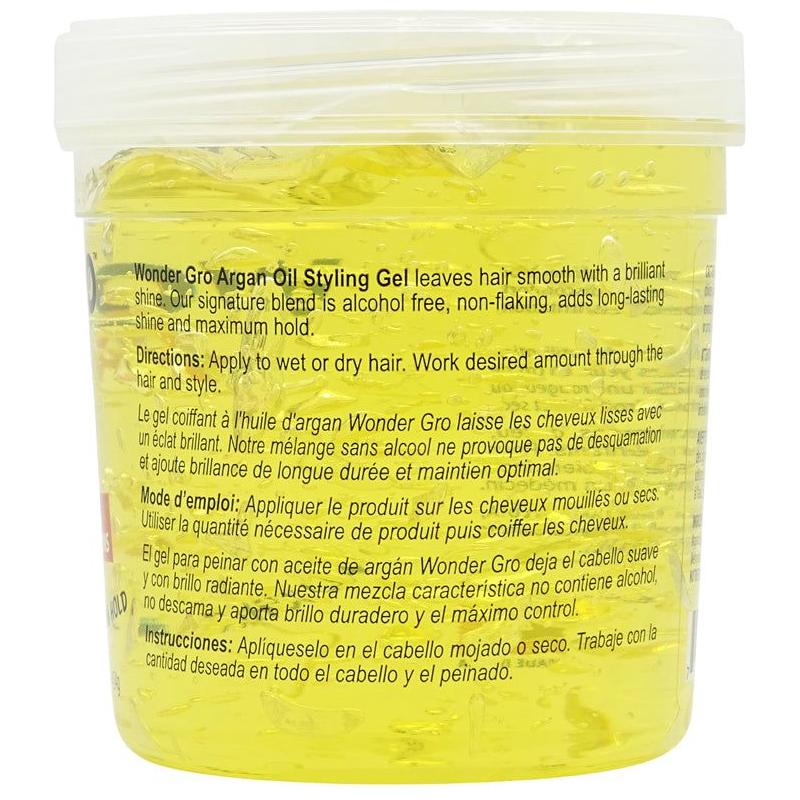 Wonder Gro Argan Oil Styling Gel 454g