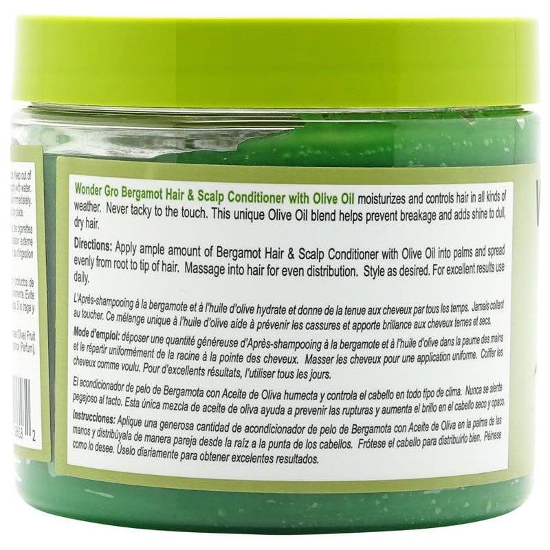 Wonder Gro Bergamot with Olive Oil Hair &amp; Scalp Conditioner 340g