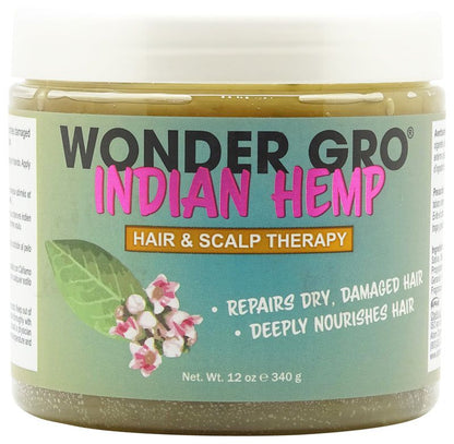 Wonder Gro Indian Hemp Hair &amp; Scalp Therapy 340g