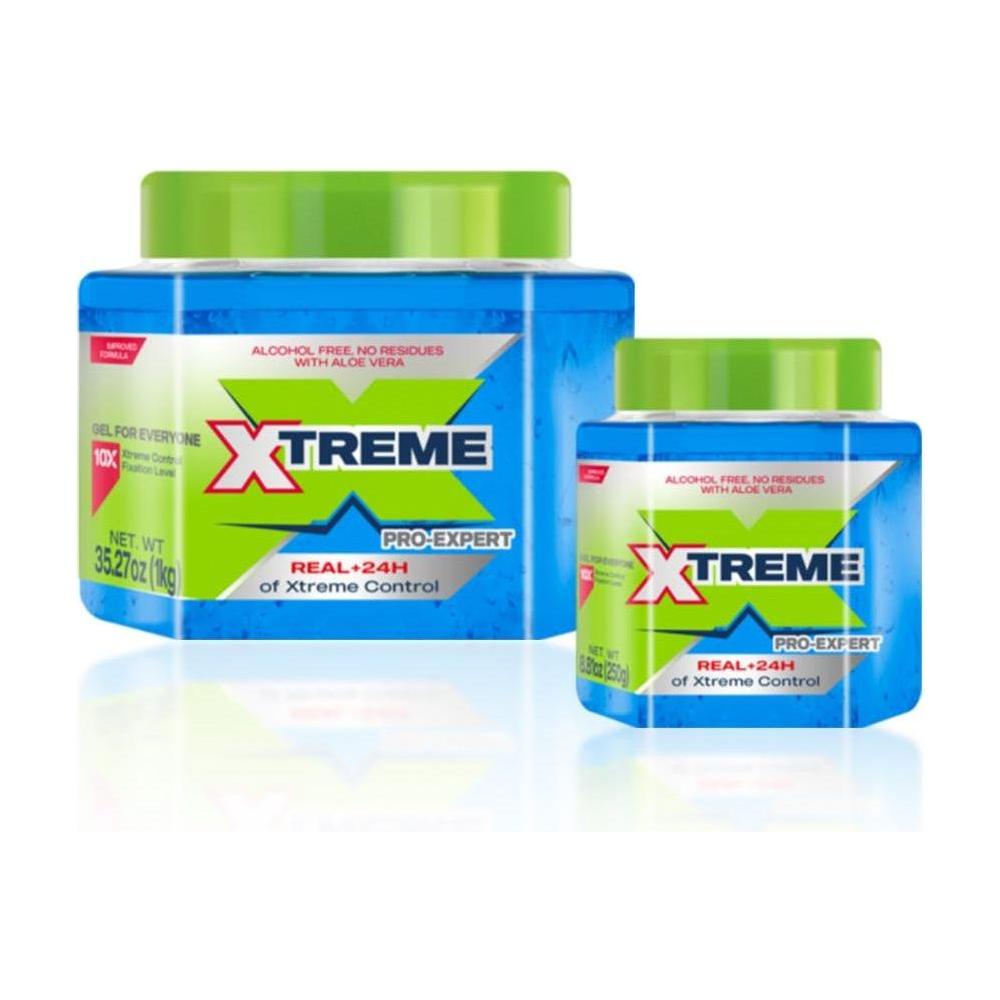 Xtreme Pro - Expert Blue Styling Hair Gel Xtreme Control W Aloe Vera 8.82oz / 35.27oz - Gtworld.de