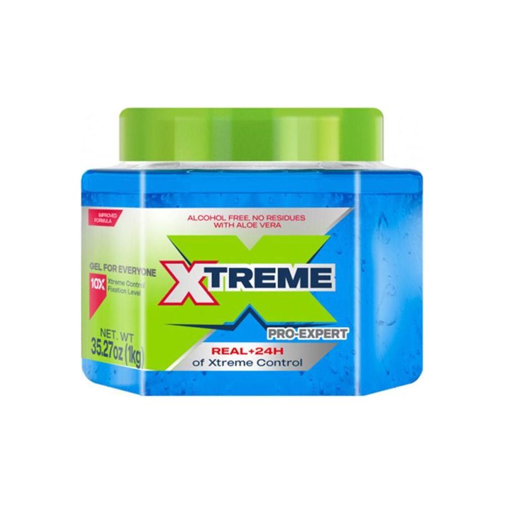 Xtreme Pro - Expert Blue Styling Hair Gel Xtreme Control W Aloe Vera 8.82oz / 35.27oz - Gtworld.de