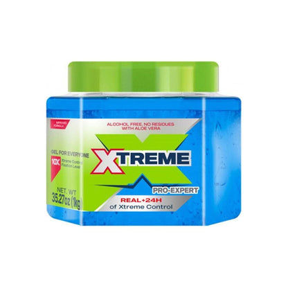 Xtreme Pro - Expert Blue Styling Hair Gel Xtreme Control W Aloe Vera 8.82oz / 35.27oz - Gtworld.de