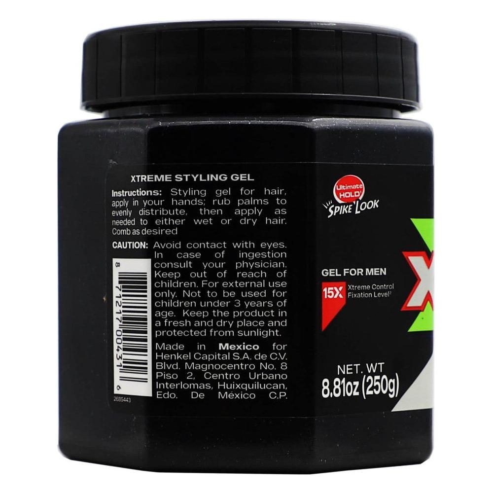 Xtreme Reaction UV Protection Hair Styling Gel Black Performance 8.82oz/250g