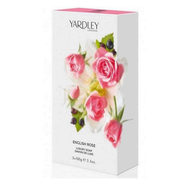 Yardley English Rose Luxury Soap 3 x 100g