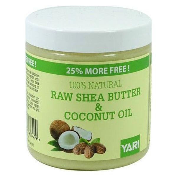 Yari 100% natural raw shea butter &amp; coconut oil 250ml